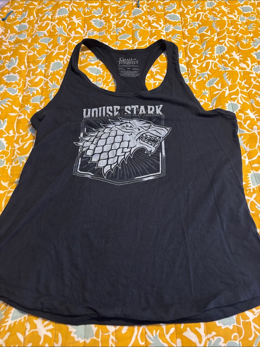 Game of Thrones House Stark Racerback Tank Top Shirt Fan Girl